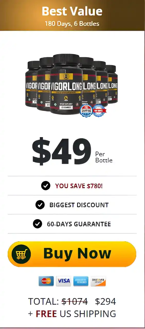 VigorLong 6 bottle pricing